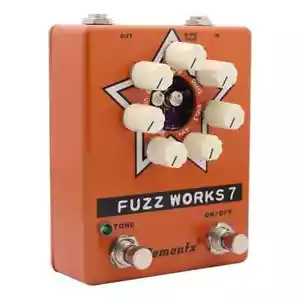 Demonfx Fuzz Works 7 Guitar Bass Effect Pedal Fuzz - Picture 1 of 2