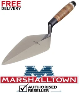Genuine Marshalltown 12 INCH London Brick Trowel Leather Handle - Picture 1 of 1