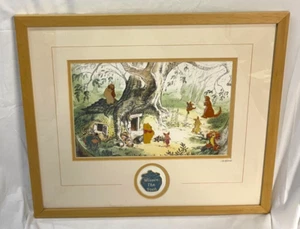 Set spille incorniciato Disney ""Winnie the Pooh and Friends"" 1998 LE2000 - Foto 1 di 17