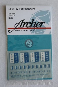Banderas Archer transferencias finas 1/35 IFOR y SFOR AR35116 - Imagen 1 de 1