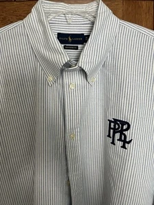 Polo Ralph Lauren Manga Larga Con Botones Calce Novio, Camisa de Negocios arriesgada XL - Imagen 1 de 7