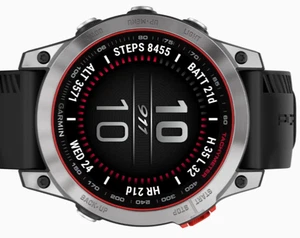 Smartwatch Porsche x Garmin® Epix 2 Multi-Band GPS  47mm schwarzes Band. - Bild 1 von 7