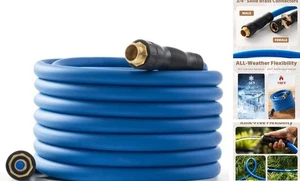 5/8 Zoll Warm-/Kaltwasserschlauch 50 Fuß, -50 ° F bis 190 ° F 50 Fuß drehbarer Griff Buchse auf Stecker - Bild 1 von 8