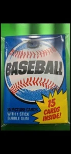 1980 Topps Baseball Unopened Wax Pack- 15 Cards, Possible Rickey Henderson RC? - Picture 1 of 2