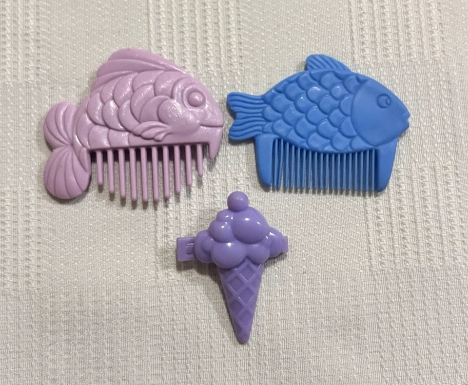 Peine brumoso My Little Pony G1 azúcar dulce pasador pony y peine arenoso Sea Wees Foto 1 de 2