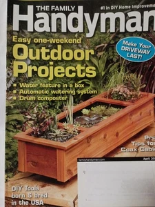 The Family Handyman Magazine April 2015 DIY Outdoor Projects Spring Cleaning F6 - Picture 1 of 1