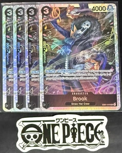 4x One Piece EB01-046 SR Brook - Inglés - Lámina - Juego - TCG - CASI NUEVO/M - Imagen 1 de 1