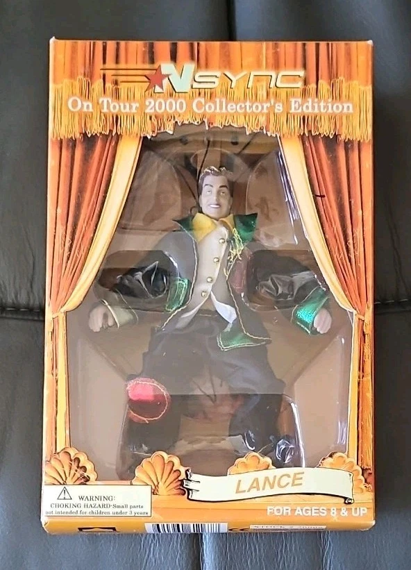 Фигурка NSYNC Lance Bass 2000 Tour Marionette коллекционное издание в коробке НОВАЯ - Изображение 1 из 2