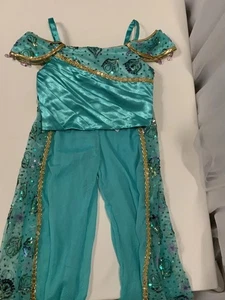 Disney Parks Deluxe Princess Jasmine Alladin Costume Outfit Girls 7-8 - Picture 1 of 22