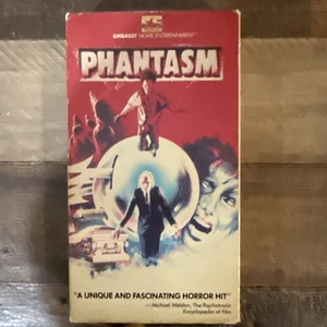 Vintage 1984 Phantasm VHS Video Tape Movie R Horror Movie Color - Imagen 1 de 8