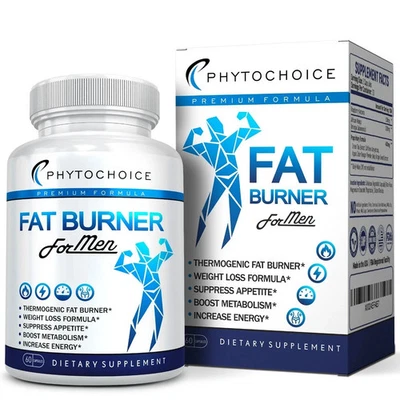 Natural Fast Weight Loss Pills for Men – Belly Fat Burner - Free Ship, Pack of 3 - Image 1 of 4
