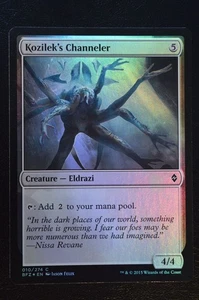 Magic The Gathering MTG KOZILEK'S CHANNELER FOIL Battle for Zendikar LP Played - Picture 1 of 2