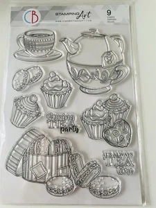 Ciaobella Clear Stamp Set Spring Tea Party - Bild 1 von 2