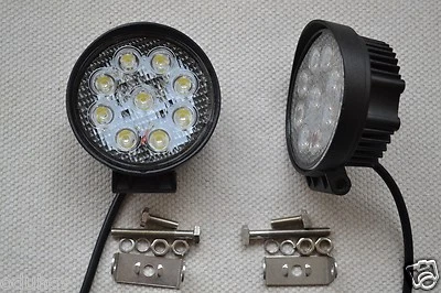 # 2x Potente barra Bull delantera redonda 12V para camiones Scania Volvo DAF MAN Renault Foto 1 de 4