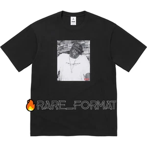 Supreme Jordan Biggie Tee Size Medium Black ss Photo Tee Shirt BOGO Nike 🎤🐐NEW - Picture 1 of 5
