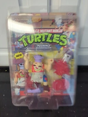 De colección Playmates 1990 TMNT Teenage Mutant Ninja Turtles PIZZAFACE sin perforar NUEVO SIN USAR, EN CAJA Foto 1 de 4