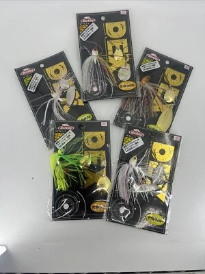 Berkley DEX Titanium Spinnerbait ¡Lote de 5 cebos! ¡Colores raros fuera de stock! JDM!🔥 Foto 1 de 4