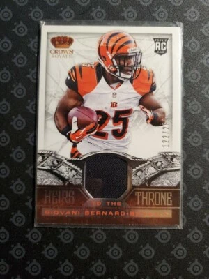2013 Crown Royale Heirs to the Throne Materials #12 Giovani Bernard 122/299 - Image 1 of 2