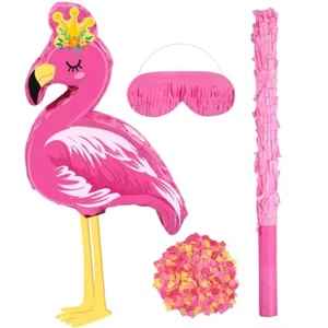 Rosa Flamingo Pinata tropisch Party Zubehör kleine hawaiianische Flamingo Pinata w... - Bild 1 von 1