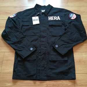 Hera Feldjacke Herren schwarz Größe Small Luftwaffe Patches leicht neu mit Etikett - Bild 1 von 15