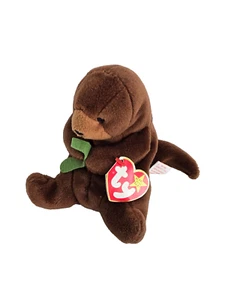 Retired TY BEANIE BABY with tags - SEAWEED THE SEA OTTER - Bild 1 von 2