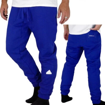 Adidas "New Sweat Pant" Herren Jogginghose Trainingshose Winter Hose Warm blau - Bild 1 von 4