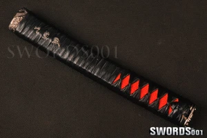 manico speciale avvolto vero manico Rayskin Tsuka per spada giapponese samurai katana - Foto 1 di 6