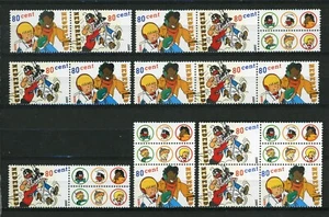 Nederland alle combinaties uit boekje 62 postfris - Afbeelding 1 van 1
