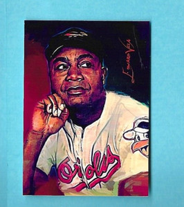 LARRY DOBY 2015 EDWARD VELA SKETCH ART  #4  ACEO