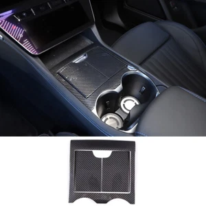 Real Carbon fiber Console Storage Box Panel Cover For Maserati Grecale 22-23 - Picture 1 of 13