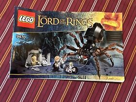 Lego 9470 Lord of the Rings Shelob Attacks INSTRUCTION MANUAL BOOKLET