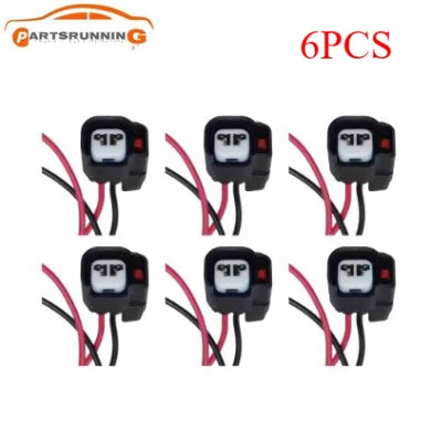 Enchufe conector inyector de combustible 6 piezas para Jeep Wrangler JK Dodge Chrysler 5183448AA Foto 1 de 4