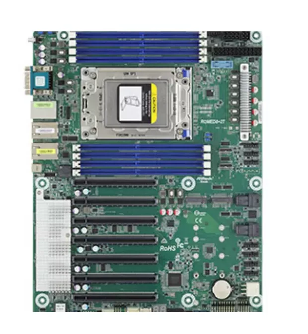 ASRock ROMED8-2T Motherboard For AMD EPYC7002 7003 Socket SP3 LGA4094 PCIe ATX - Image 1 of 1