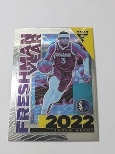 2022-23 Panini Flux “FRESHMAN YEAR” RC Base Insert Jaden Hardy #30 - Picture 1 of 2