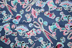 POP ART SEWING SUPPLIES FROM HOFFMAN - 100% COTTON FABRIC - Picture 1 of 4