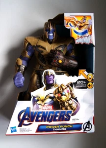 Figura de acción Marvel Avengers POWER PUNCH THANOS (¡14 pulgadas con luces y sonidos!) - Imagen 1 de 5