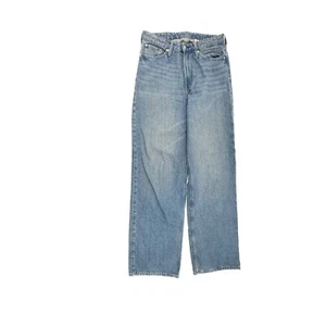 & Denim H&M Loose Straight High Waist Damengröße 6 mittelblau Denim Jeans - Bild 1 von 5