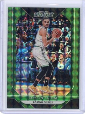 Jayson Tatum 2018-19 Panini Prizm Mosaic Green #39 - Image 1 of 2