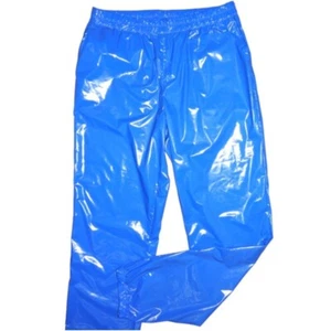 Glanznylon PVC Lack Hose JG Regenhose Jogginghose 13 Farben XS-5XL ohne Futter - Picture 1 of 10