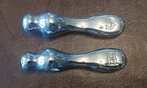 Vintage Faucet Chrome Hot and Cold Water Handles-Excellent Condition-H & C - Picture 1 of 4