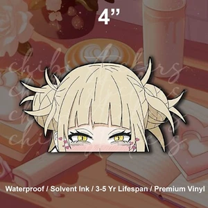 My Hero Academia - Lindo Himiko Toga | Calcomanía de vinilo anime JDM Window Peeker - Imagen 1 de 2