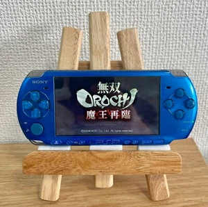 B0447 PSP 3000 Console Metallic Blue Sony PlayStation Portable Japan Region-Free - Picture 1 of 18