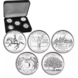 1999 Uncirculated State Quarter Sets - Picture 1 of 1