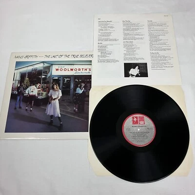 Nanci Griffith - The Last Of The True Believers - LP Vinyl Record Album 1986 - Image 1 of 4