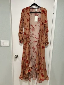 Johanna Ortiz x H&M Crepe Wrap Front Maxi Dress, size S - Picture 1 of 2