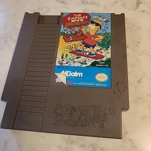 The Simpsons Bart vs the Space Mutants Nintendo NES Cartridge TESTED - Picture 1 of 5