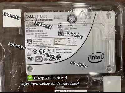 960GB Intel S4610 DELL SSD 6Gb/s 2.5" SATA III SSDSC2KG960G8R D P/N:: 0X31G3 - Image 1 of 2