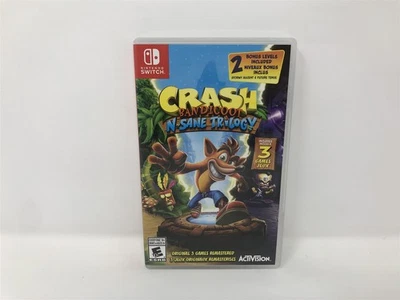 Crash Bandicoot N. Sane Trilogy - Nintendo Switch - Complete In Box CIB  Foto 1 de 4