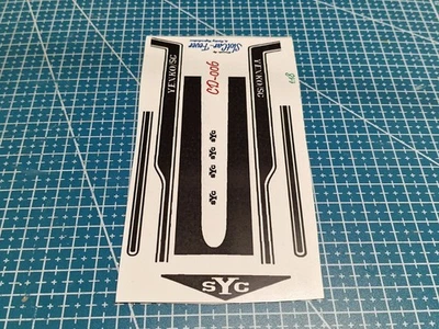 Decals 1/18 Chevrolet Yenko nero Acme Highway 61 GMP YCID  - Immagine 1 di 3