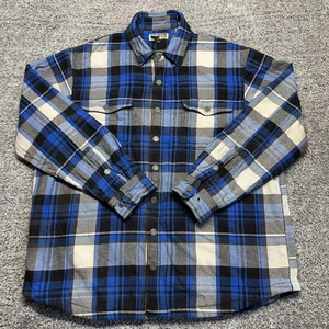 Duluth Trading Flapjack Forrado de Vellón Camisa Relajada Chaqueta Cazadora XL Alto A Presión - Imagen 1 de 13